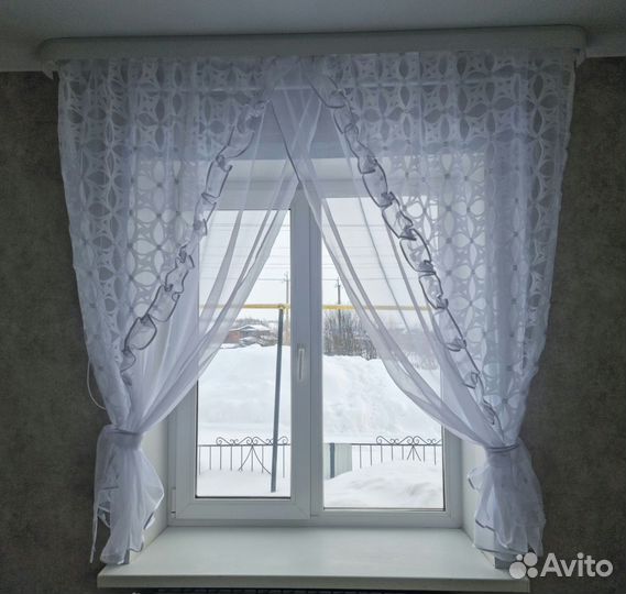 Тюль для кухни