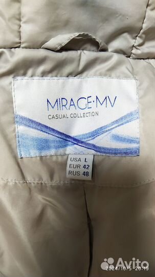 Пуховик женский 48 размер пух-перо в отличном сост