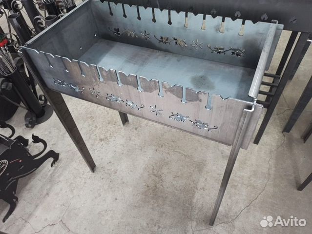 Мангал разборный 75х35х80см (сталь 4мм)