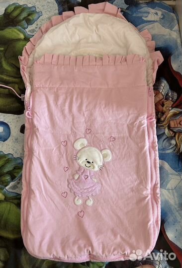 Зимний конверт в коляску