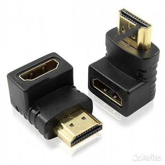 Переходник гнездо hdmi - штекер hdmi, угловой