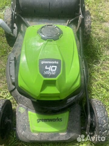 Газонокосилка электрическая greenworks 40B