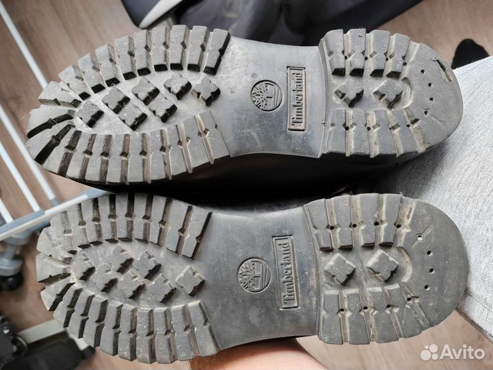 Ботинки кожаные