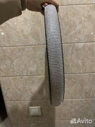 Чехол на руль со стразами