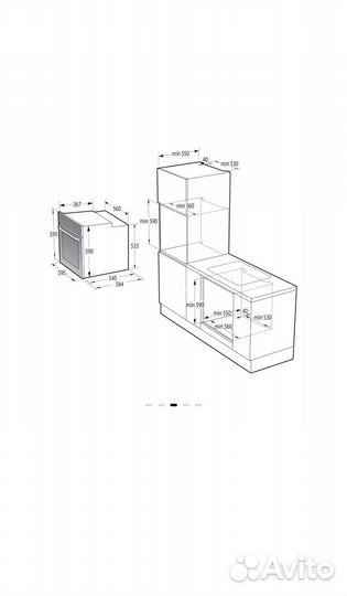 Встраиваемый духовой шкаф Gorenje BOS6737E13WG