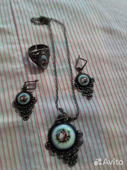 Набор из серебра