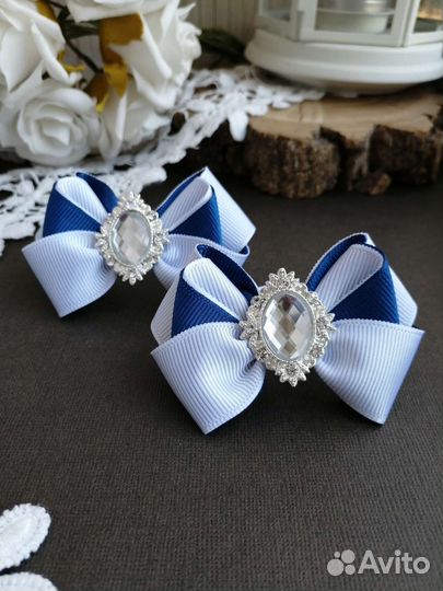 Школьные бантики, резинки для волос