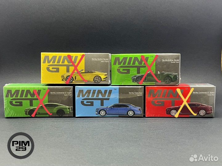 Модель авто Bentley Mini GT 1/64