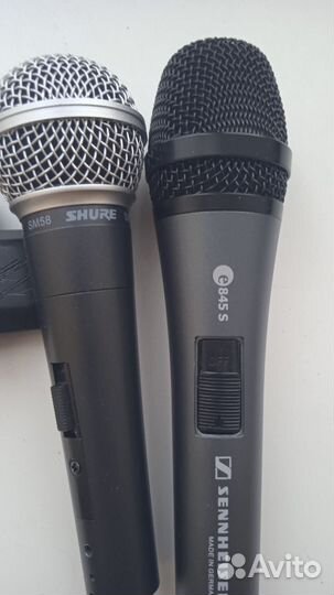 Микрофоны Shure sm58s, Zenhaizer