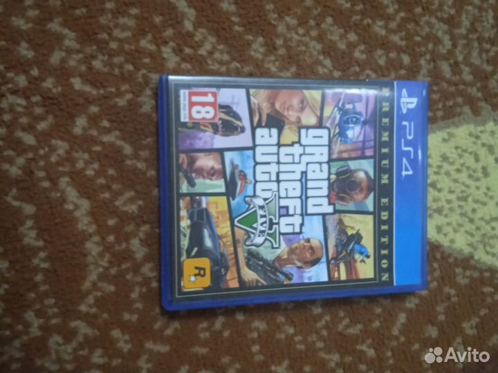 Диски на ps4 гта5