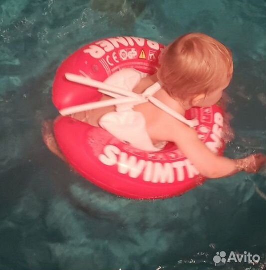 Круг для плавания swimtrainer красный