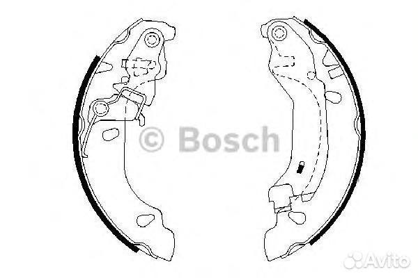 Колодки 986487669 Bosch