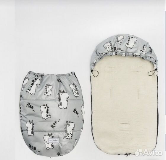 Зимний конверт в коляску