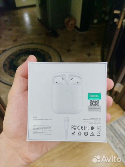 Наушники airpods Hoco как оригинал apple