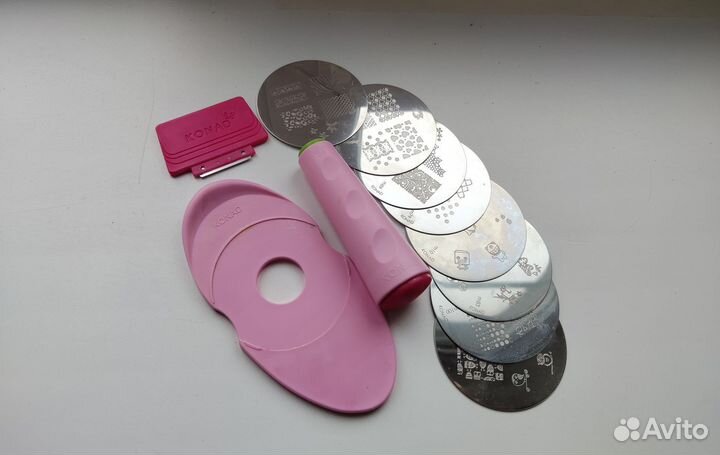 Набор для стемпинга konad оригинал (+8дисков)