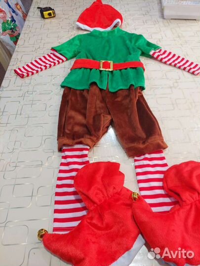 Новогодний костюм гномик аренда