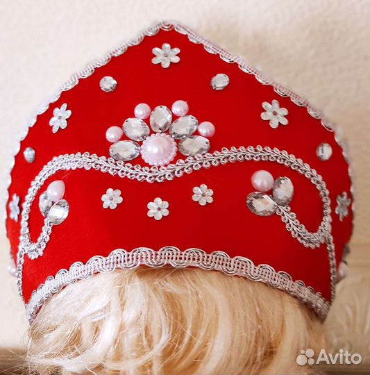 Кокошник на Масленицу детский