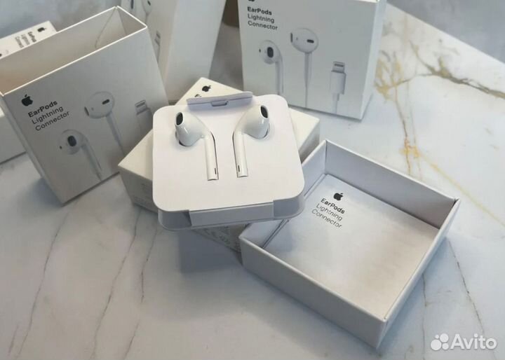 Наушники apple earpods lightning новые