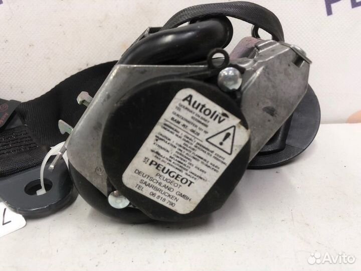 Ремень безопасности передний левый Peugeot 308