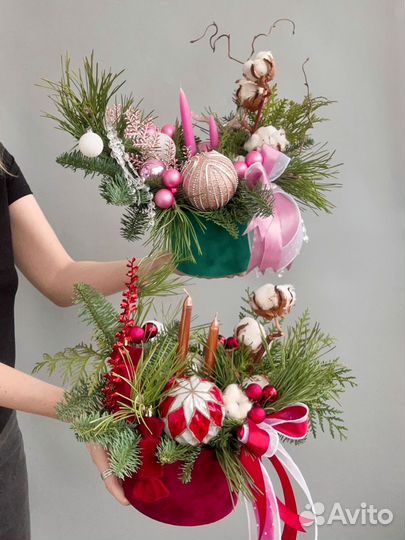 Новогодняя композиция из нобилиса