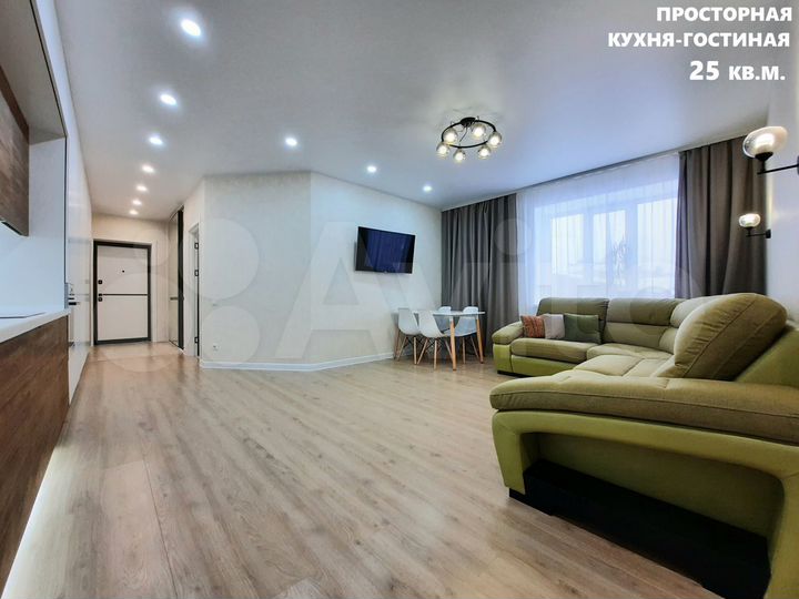 3-к. квартира, 100 м², 3/14 эт.