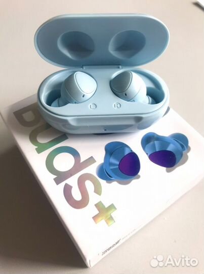 Беспроводные наушники samsung buds plus голубой