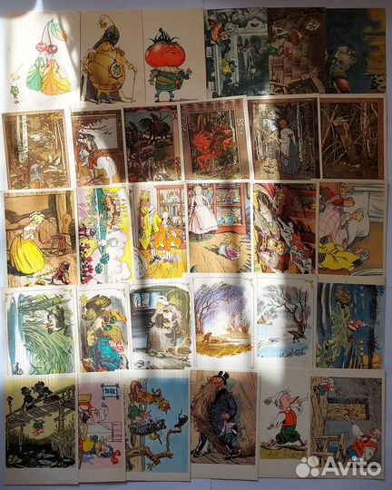 Открытки СССР Сказки, детские