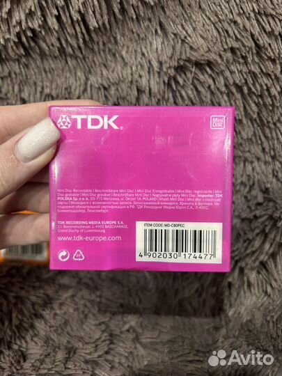Mini disk TDK 80 min