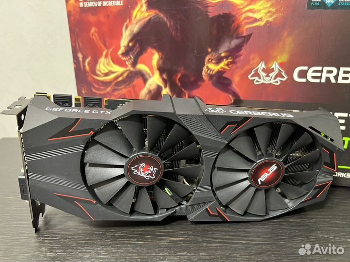 Asus Cerberus GTX 1070 Ti 8GB. В идеале