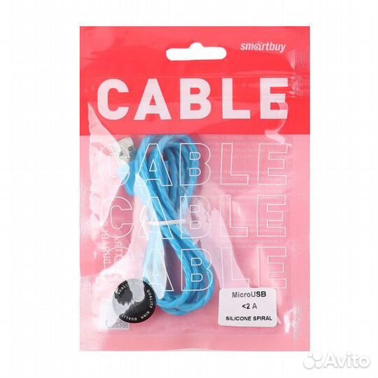 Кабель micro USB Smartbuy ik-12SPS blue