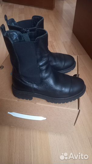 Ботинки демисезонные кожа ralf ringer 34