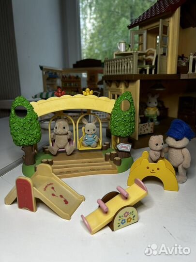 Sylvanian families большой дом светом