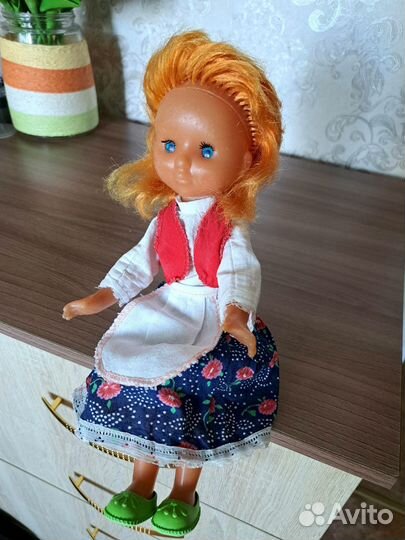 Кукла шарнирная СССР Кирово-чепецкая