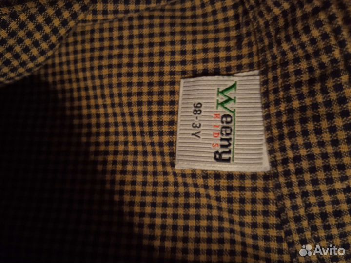 Рубашка хлопок 98см