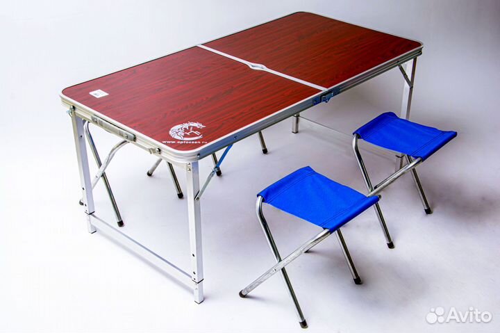 Набор раскладной мебели для дачи, пикника 120*60см