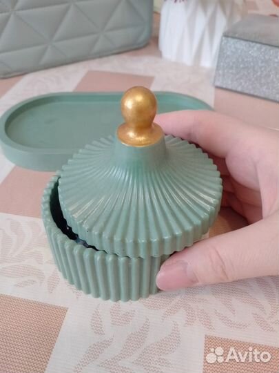 Вазы и декоративные шкатулки из гипса на подарок