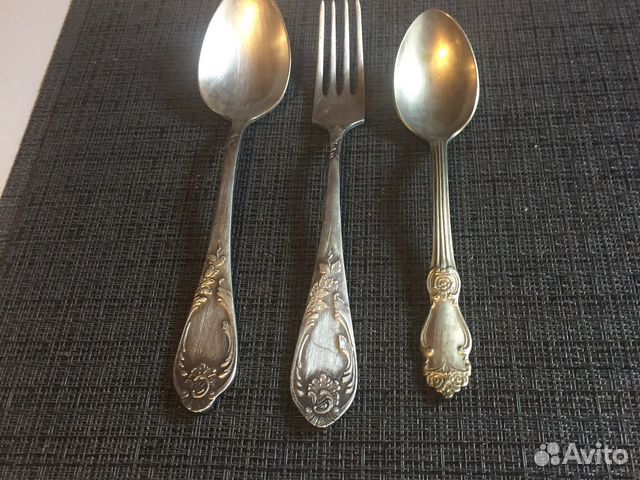 Остатки мельхиор. Приборов винтаж