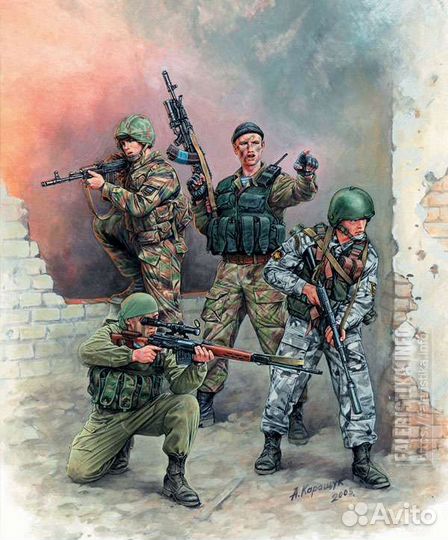 Группа спецназа. Сборные модели звезда