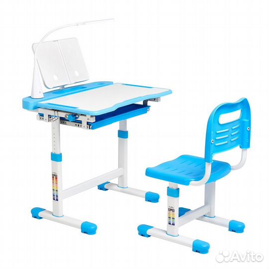 Комплект Cubby парта и стул-трансформеры Vanda Blu