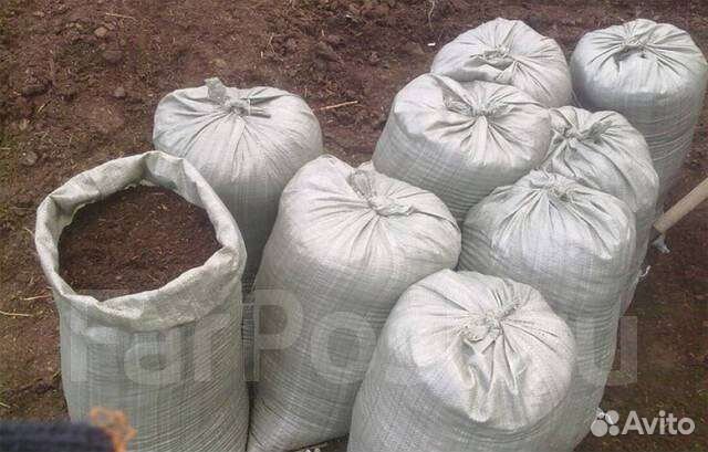 Перегной в мешках