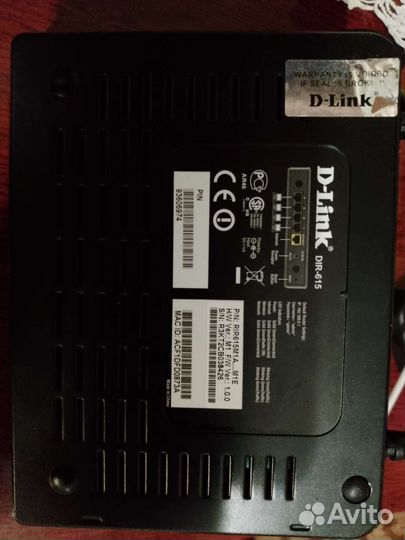 Wi Fi роутер D-link DIR615