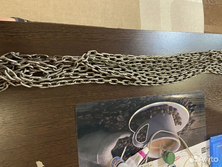 Цепь металлическая б/у