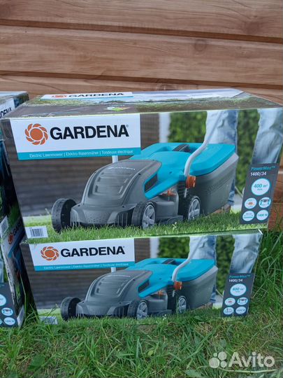 Электрическая газонокосилка gardena PowerMax 1400