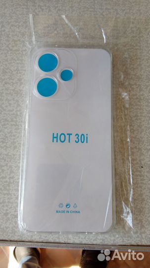 Прозрачный чехол Infinix Hot 30i новый
