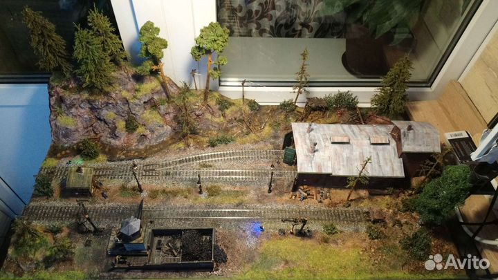 Макет железной дороги HO Депо