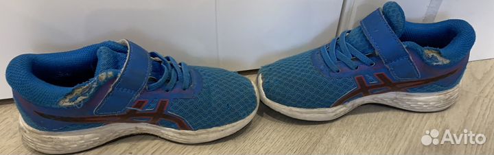 Кроссовки asics детские р 28,5 бесплатно