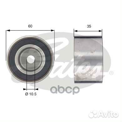 Ролик ремня грм impresa/forester 1.6-2.5
