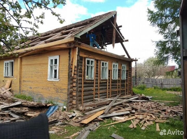 Демонтажные работы и снос домов