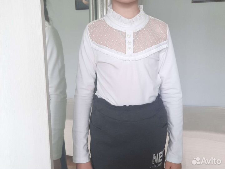 Блузка школьная