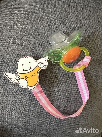 Пустышка соска с держателем новая